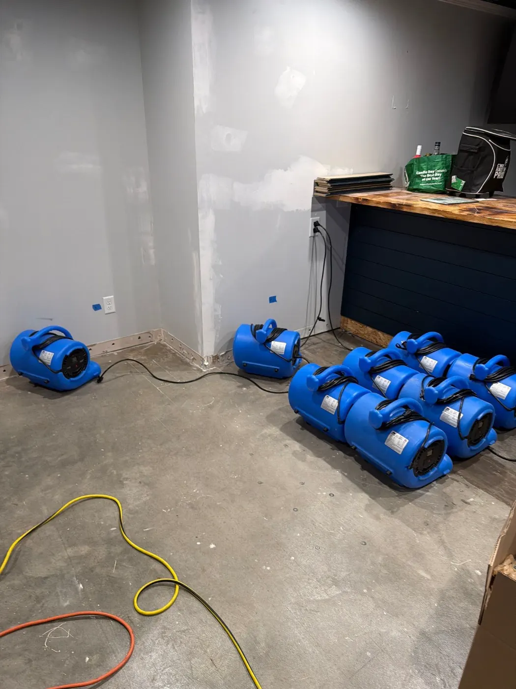Water damage restoration by Stones Crossing Water Restoration near Indianapolis, IN
